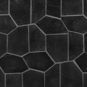 Ebony on mesh crazy paving tiles and pavers outdoor tiles outdoor pavers dark tiles black tiles