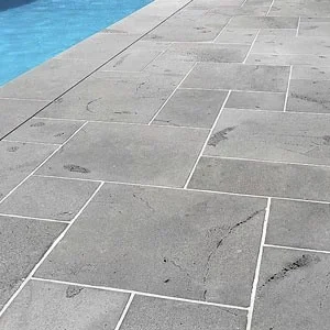 European bluestone pavers tiles pool coping pool paving crazy paving