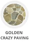 golden quartz crazy paving