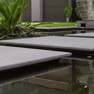 Raven granite pool coping bullnose tiles grey coping tiles dark coping tiles black granite pool coping