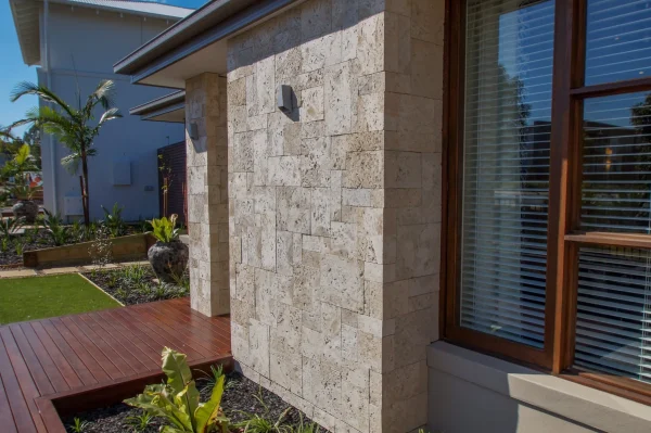 Rustic travertine tiles wall cladding beige colour tiles