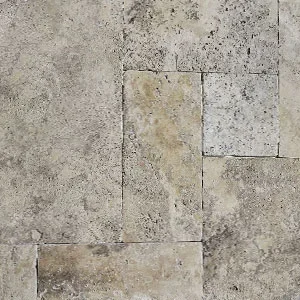 Silver oyster French pattern travertine tiles beige tiles silver tiles