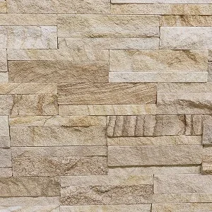 Stackstone wall cladding sandstone mesh wall cladding yellow beige cream cladding