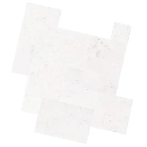 White french pattern tiles